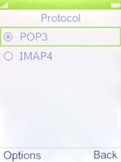 Select POP3.