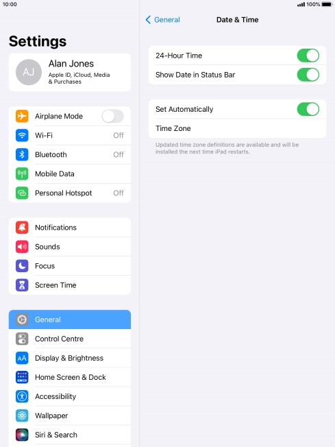 Press the Home key to return to the home screen.