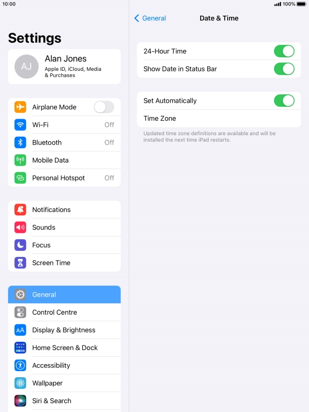Press the Home key to return to the home screen.