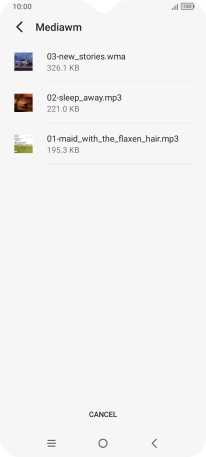 Press the required ring tones to hear them.