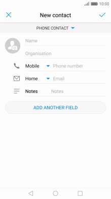 Press the address book drop down list.