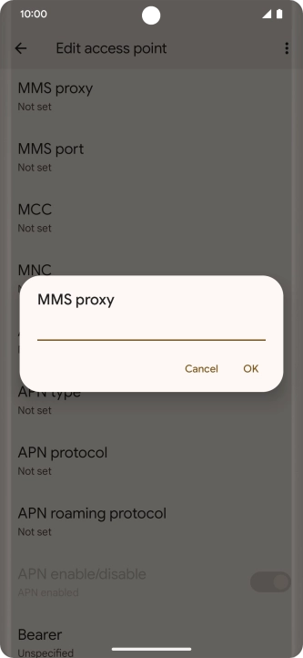 Key in 10.202.002.060 and press OK.