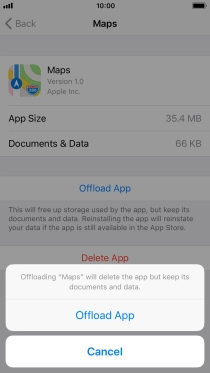 Press Offload App.