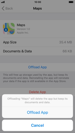 Press Offload App.