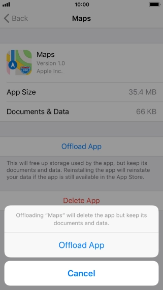 Press Offload App.