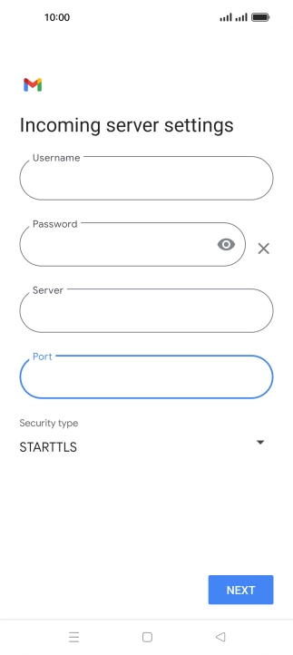 Press the drop down list below 