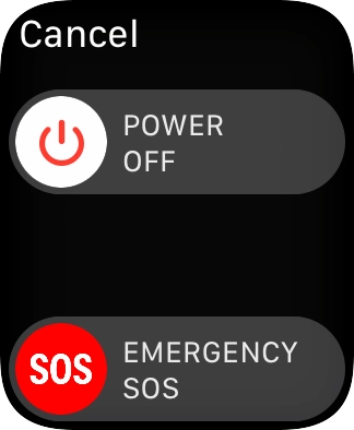 Press and drag the power off icon right.