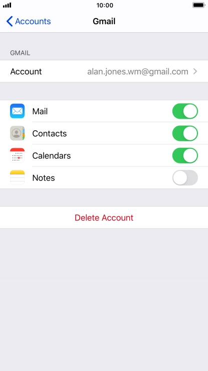 Press the Home key to return to the home screen.