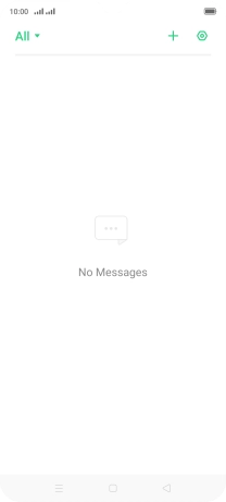 Press the menu icon.