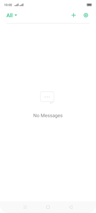 Press the menu icon.