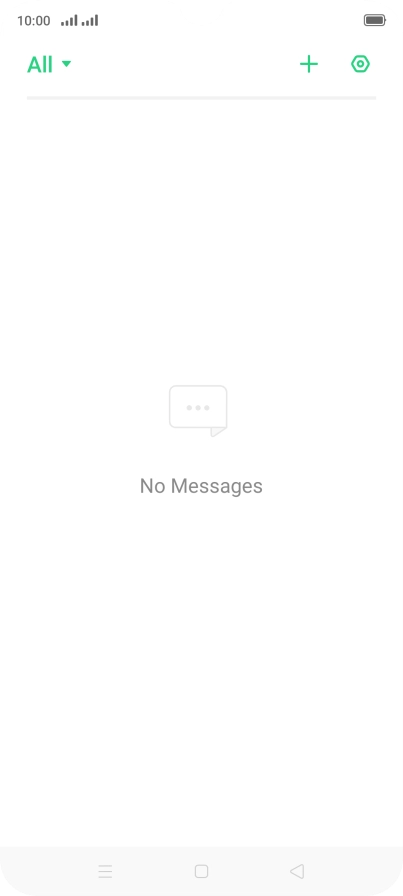 Press the menu icon.