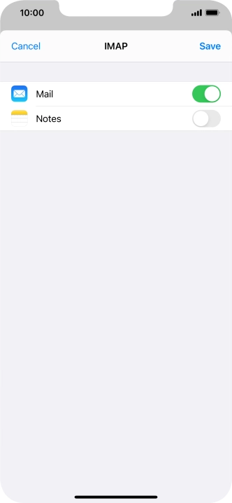 Press Save. Your email account has now been set up. To select more settings for incoming and outgoing server, proceed with the following steps.