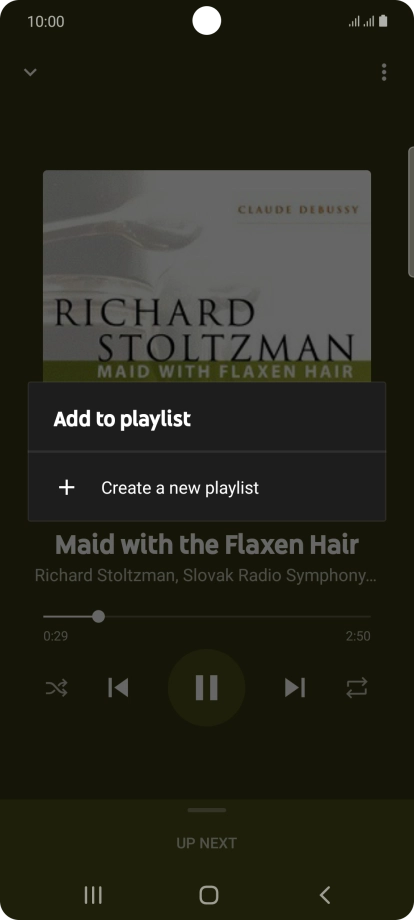 Press Create a new playlist.