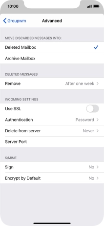 Press Authentication.
