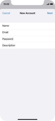 Press Description and key in the required name.