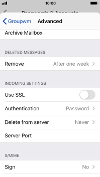 Press Authentication.