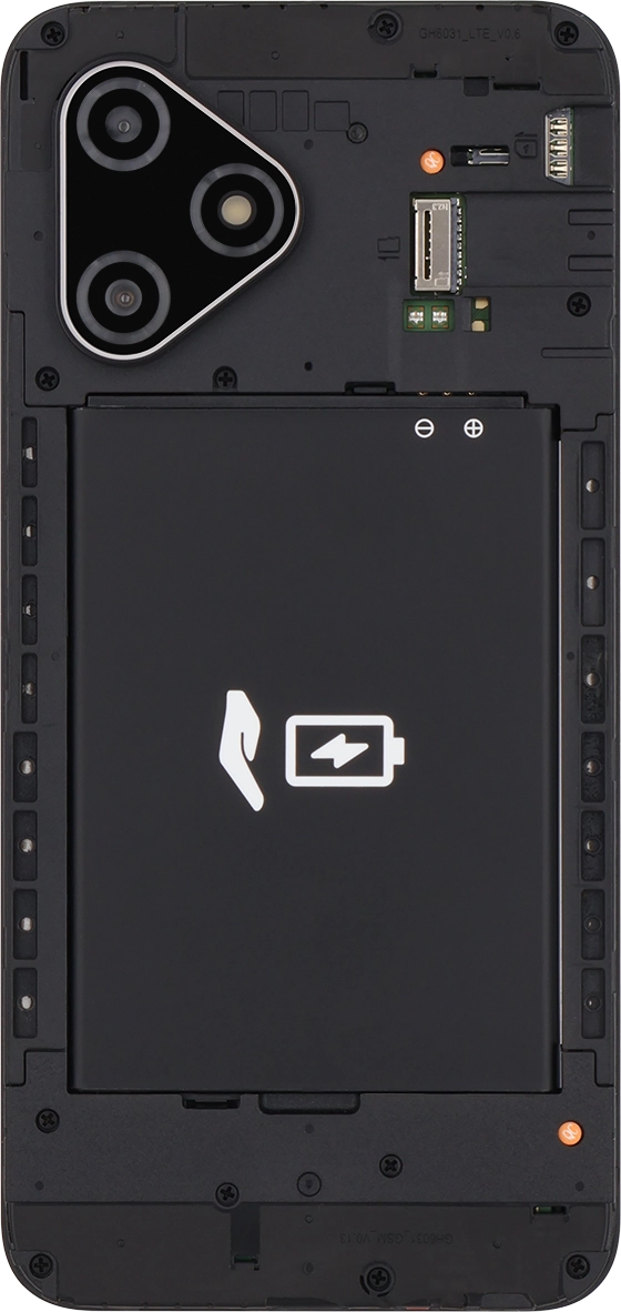 Take hold of the bottom of the battery and remove it.