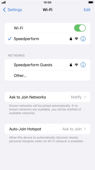 Press the Home key to return to the home screen.