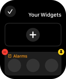Press the confirm icon.
