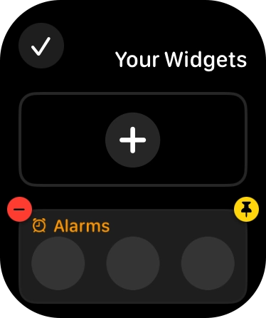 Press the confirm icon.