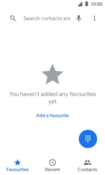 Press the menu icon.