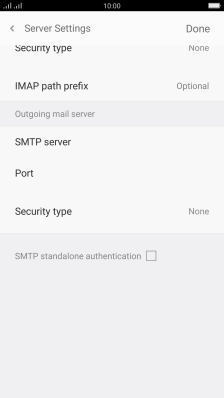 Press the field next to 