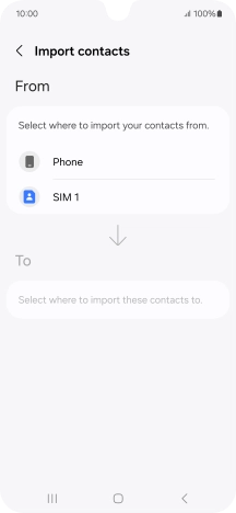 Press the name of the SIM.