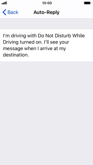 Press the Home key to return to the home screen.
