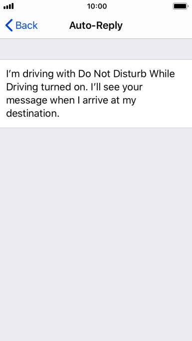 Press the Home key to return to the home screen.