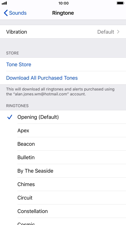 Press the required ring tones to hear them.