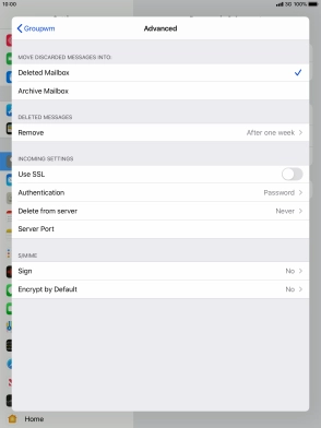 Press Authentication.