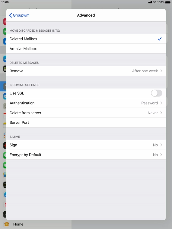 Press Authentication.