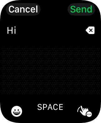 Press the input icon.