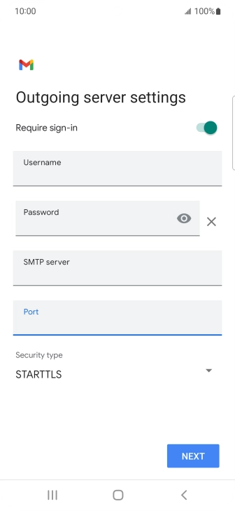Press the drop down list below 