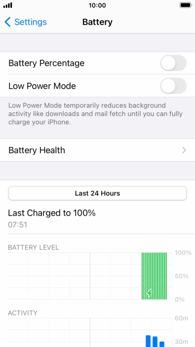 Press Battery Health.