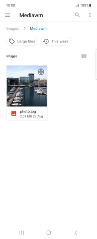 Press the required file.