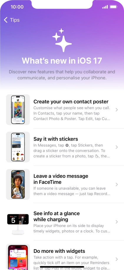 Slide your finger upwards starting from the bottom of the screen to return to the home screen.