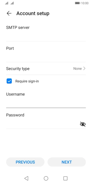 Press the field below 