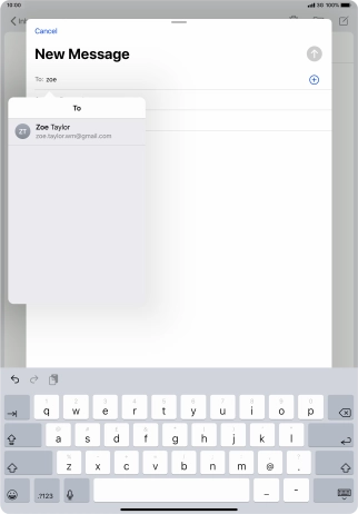 Press the required contact.