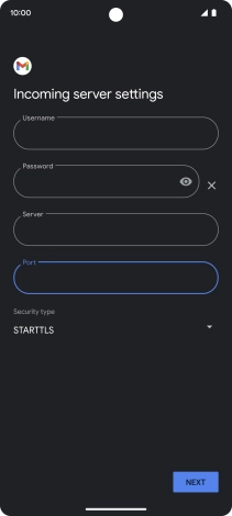 Press the drop down list below 