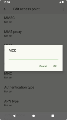 Key in 505 and press OK.