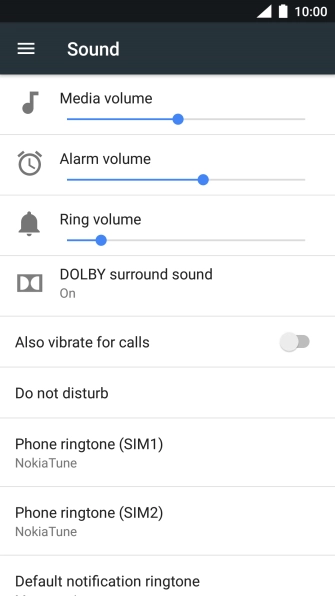 Press Phone ringtone.