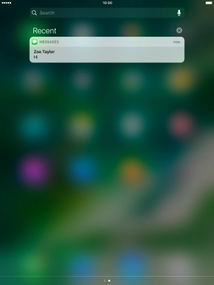 Press the required notification and follow the instructions on the screen to use the selected function.