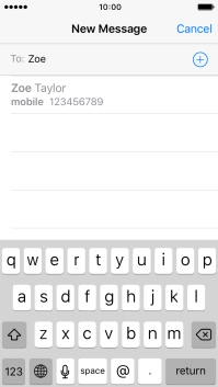 Press the required contact.