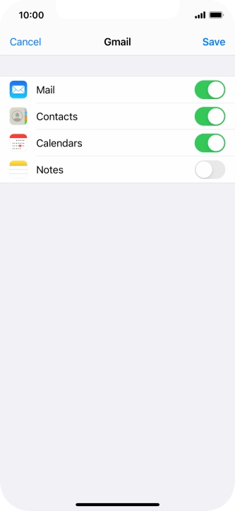 If this screen is displayed, you email account has been recognised and set up automatically. Follow the instructions on the screen to key in more information and finish setting up your phone.