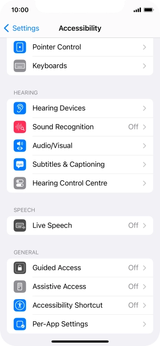 Press the required category below 