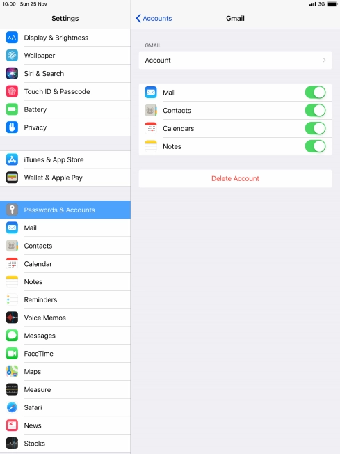 Press the Home key to return to the home screen.