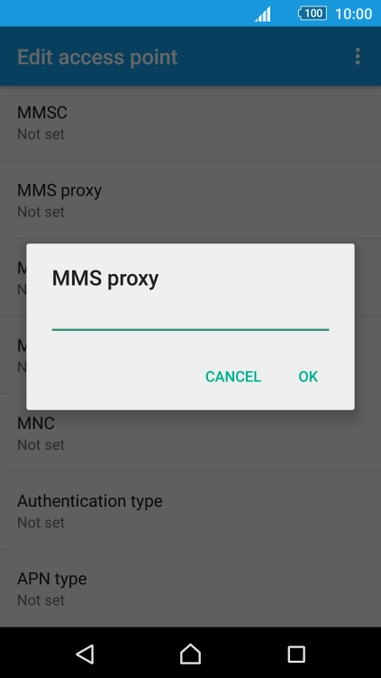 Key in 10.202.002.060 and press OK.
