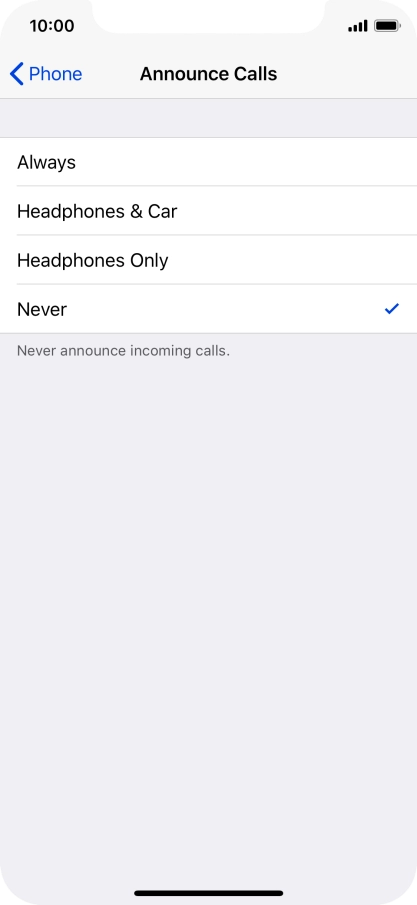 Press Always to turn on the function when silent mode is turned off.