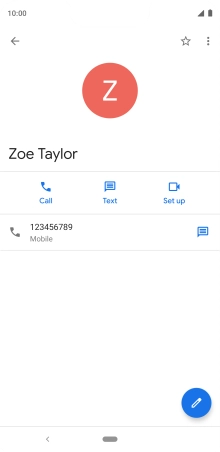 Press the Home key to return to the home screen.
